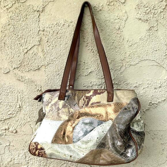 Y2K Animal Patch Jaclyn Smith Bag - Picture 12 of 12